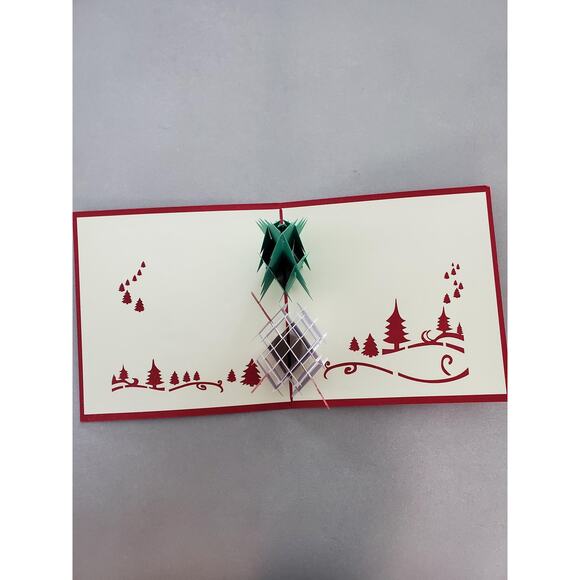 Bundle of 5 Unique 3D Popup Frosty The Snowman Holiday Greeting Cards - Picture 2 of 3